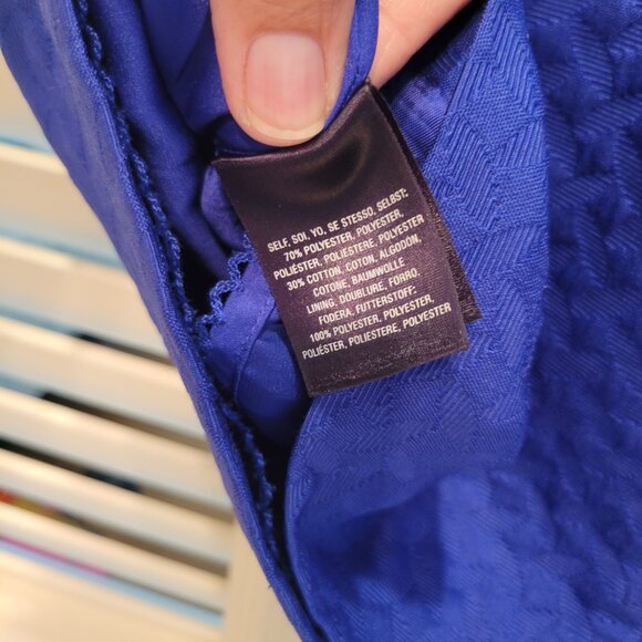 HD in Paris by Anthropology Sapphire Blue Empire Waist Dress - Picture 15 of 15